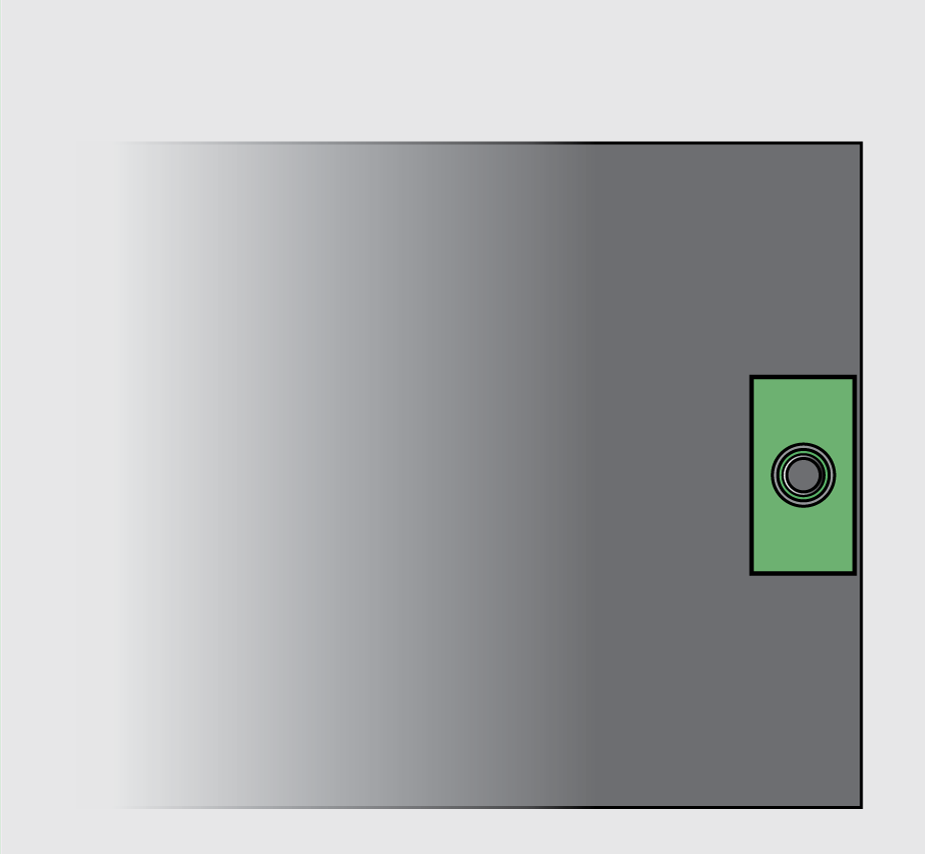 Make sure the holes align.